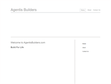 Tablet Screenshot of agentisbuilders.com